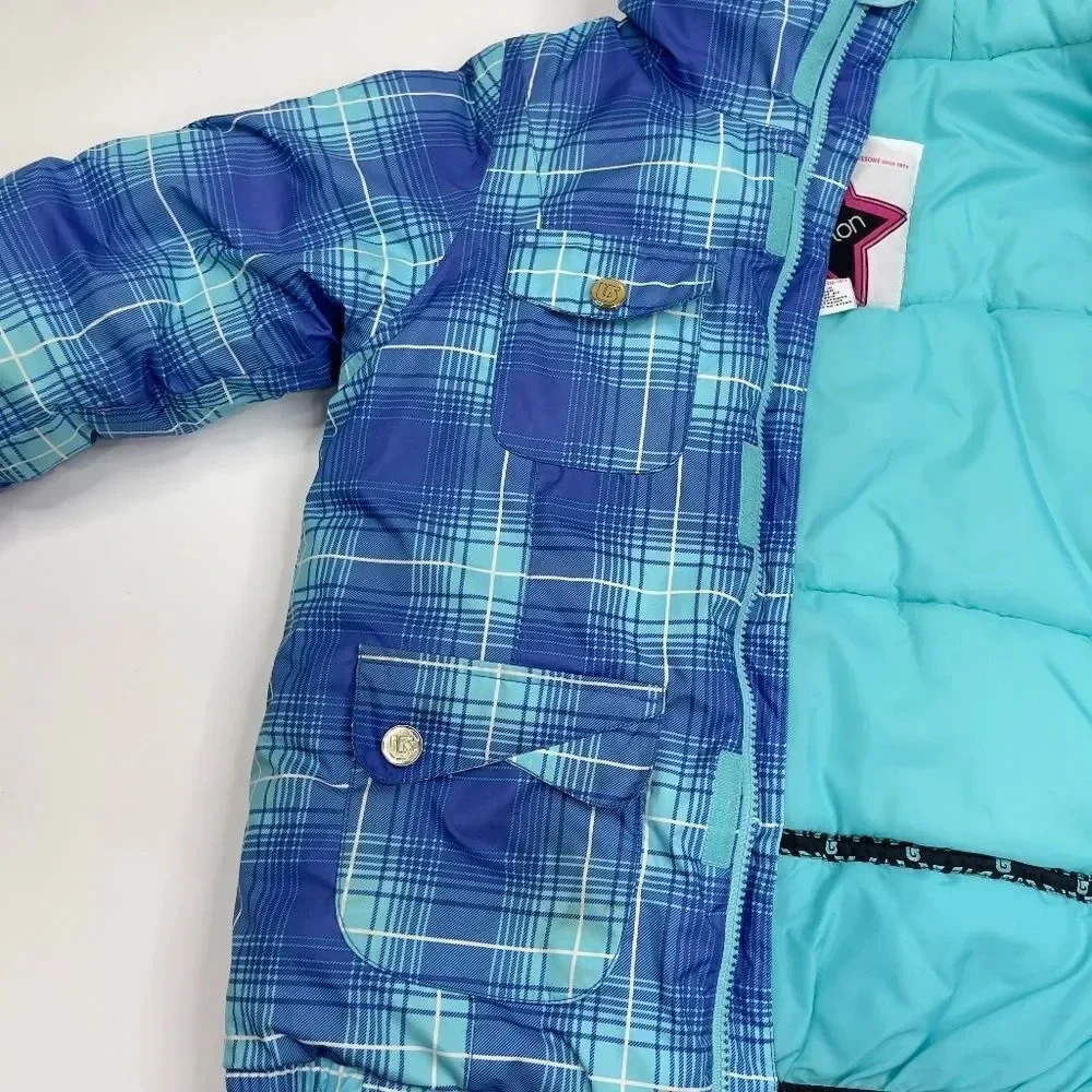Burton Twist Bomber Insulated Plaid Jacket - Picture 10 of 16